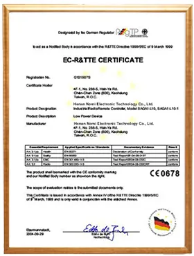Industrial remote control certifications, CE certified crane remote, FCC approved wireless controller.