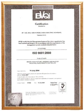 Industrial remote control certifications, CE certified crane remote, FCC approved wireless controller.